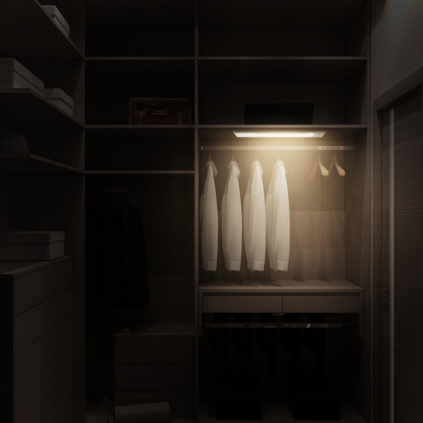 Aigostar - LED-Akku-Möbelbeleuchtung mit Sensor LED/1,5W/5V 4000K