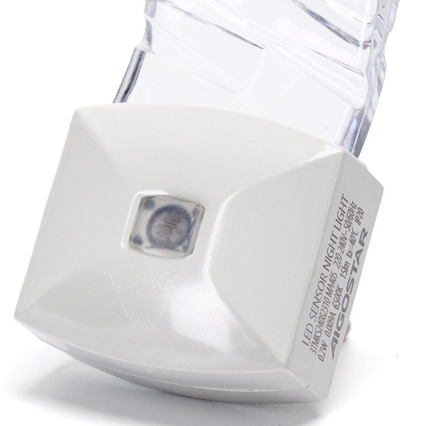 Aigostar - LED Nachtleuchte mit Dämmerungssensor LED/0,2W/230V 6500K