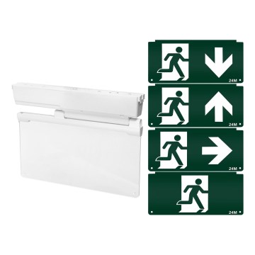 Aigostar - LED-Notleuchte EMERGENCY EXIT LED/3,6W/230V 6500K 500mAh