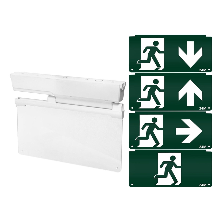 Aigostar - LED-Notleuchte EMERGENCY EXIT LED/3,6W/230V 6500K 500mAh