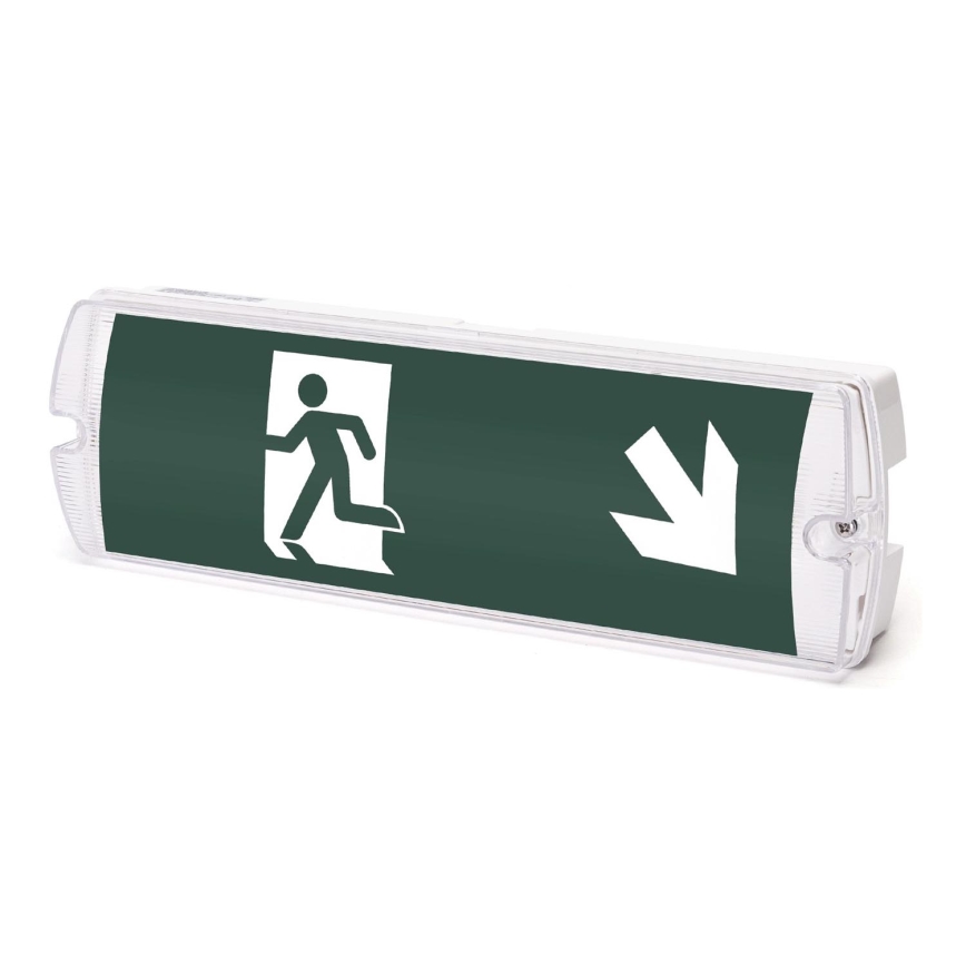Aigostar - LED-Notleuchte EMERGENCY EXIT LED/4W/230V IP65 6500K 600mAh