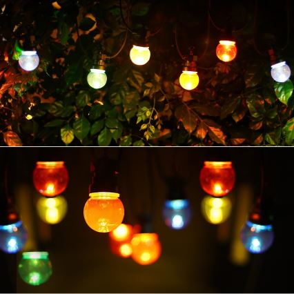 Aigostar - LED Outdoor Deko-Kette 10xLED/8m IP44 warmweiß