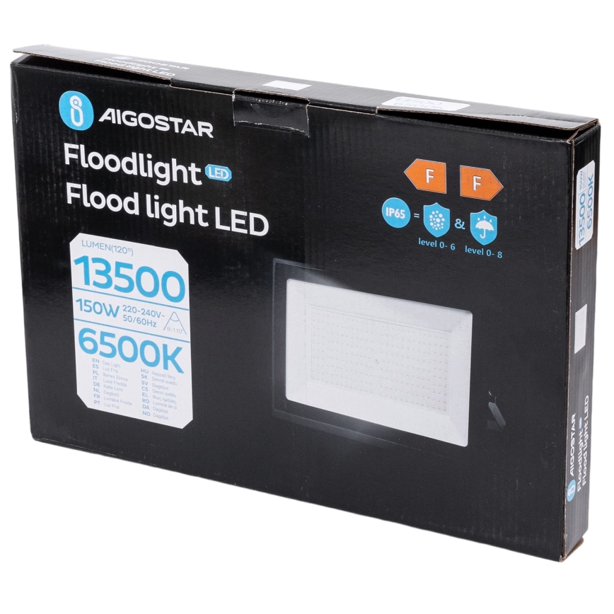 Aigostar - LED Reflektor LED/150W/230V 6500K IP65 schwarz