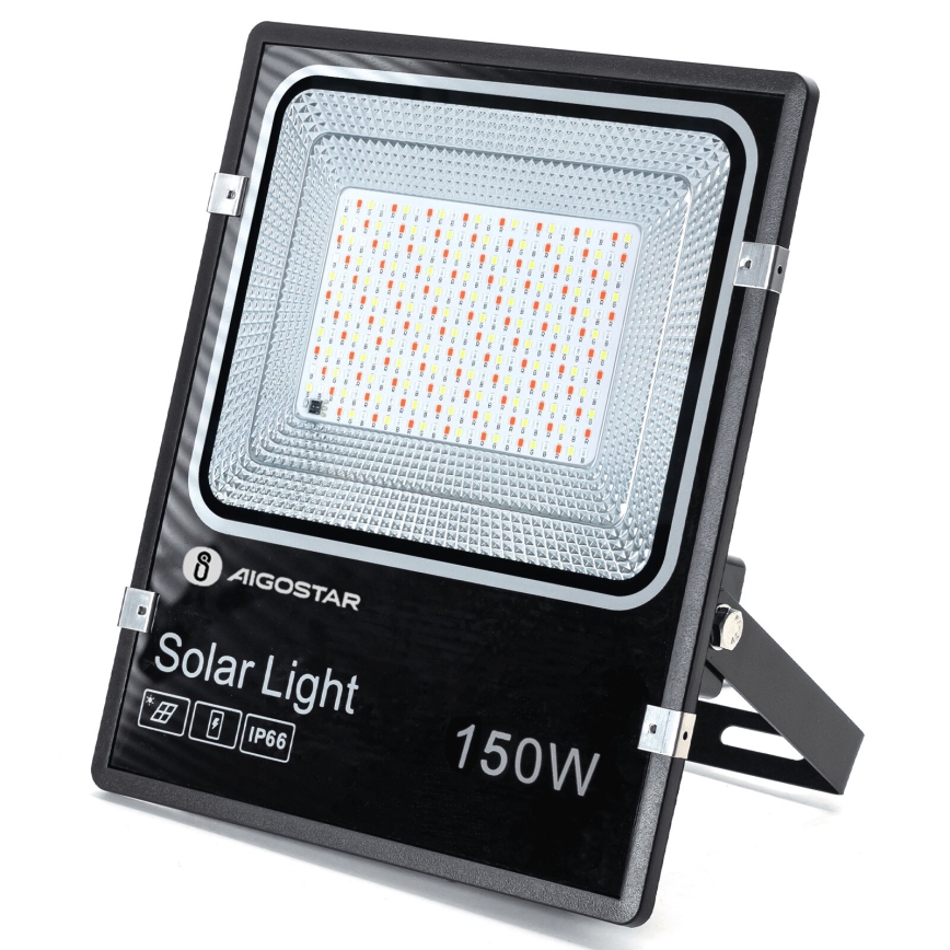 Aigostar - LED RGB Dimmbarer Solarstrahler LED/150W/3,2V IP66 12000 mAh + Fernbedienung