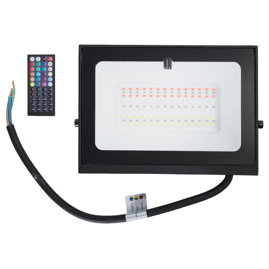 Aigostar - LED RGB dimmbarer Strahler LED/50W/230V IP65 + Fernbedienung