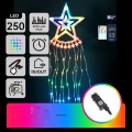 Aigostar - LED RGBICW Smarte Außen-Weihnachtsdekoration MESH 250xLED/230V 2,5m IP44 + Fernbedienung
