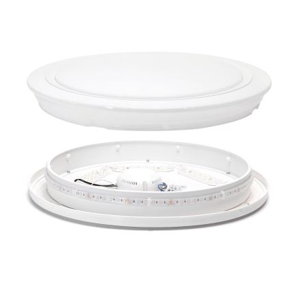 Aigostar - LED RGBW dimmbares Badezimmerleuchte LED/27W/230V 40 cm Wi-Fi IP44