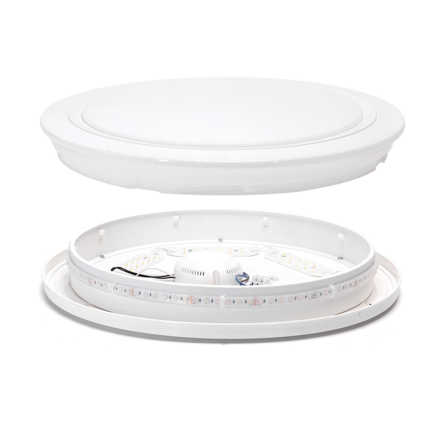 Aigostar - LED RGBW dimmbares Badezimmerleuchte LED/27W/230V 40 cm Wi-Fi IP44