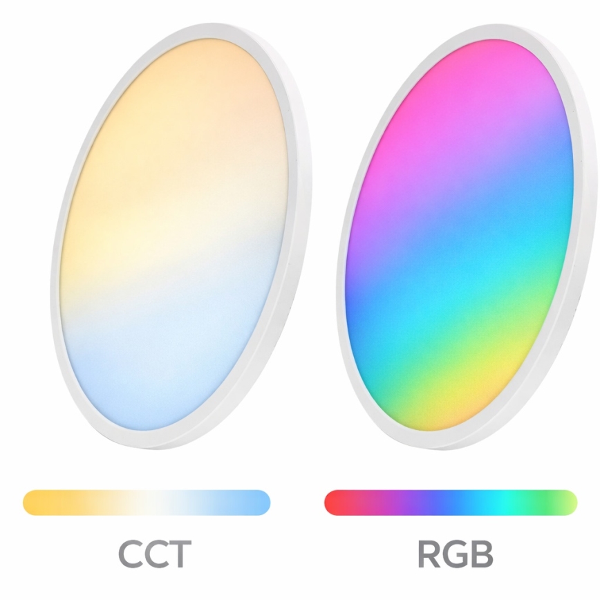 Aigostar - LED RGBW dimmbare Deckenleuchte MESH LED/36W/230V 3000-6500K Weiß + Fernbedienung