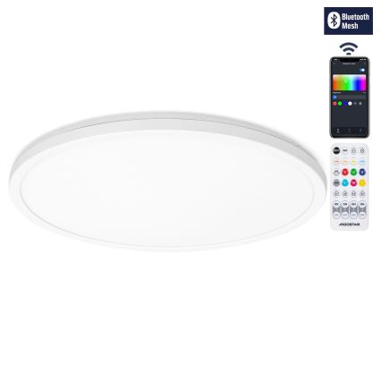 Aigostar - LED RGBW dimmbare Deckenleuchte MESH LED/36W/230V 3000-6500K Weiß + Fernbedienung