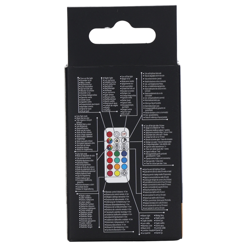 Aigostar - LED RGBW dimmbares Leuchtmittel GU10/6W/230V 3000K + Fernbedienung