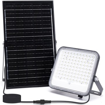 Aigostar - LED-RGBW- Dimmbarer Solarstrahler LED/150W/3,4V IP66 + Fernbedienung