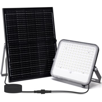 Aigostar - LED-RGBW- Dimmbarer Solarstrahler LED/200W/3,4V IP66 + Fernbedienung