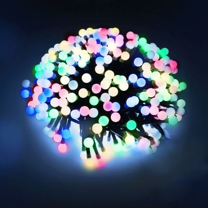 Aigostar - LED-Lichterkette für den Außenbereich, 100 LEDs / 8 Funktionen, 10 m, IP44, mehrfarbig