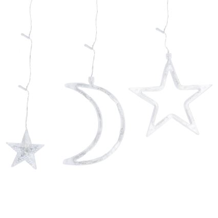 Aigostar - LED RGBY Außen-Lichterkette 120 LEDs / 8 Funktionen, 3 x 0,6 m, IP44, mehrfarbig + Fernbedienung