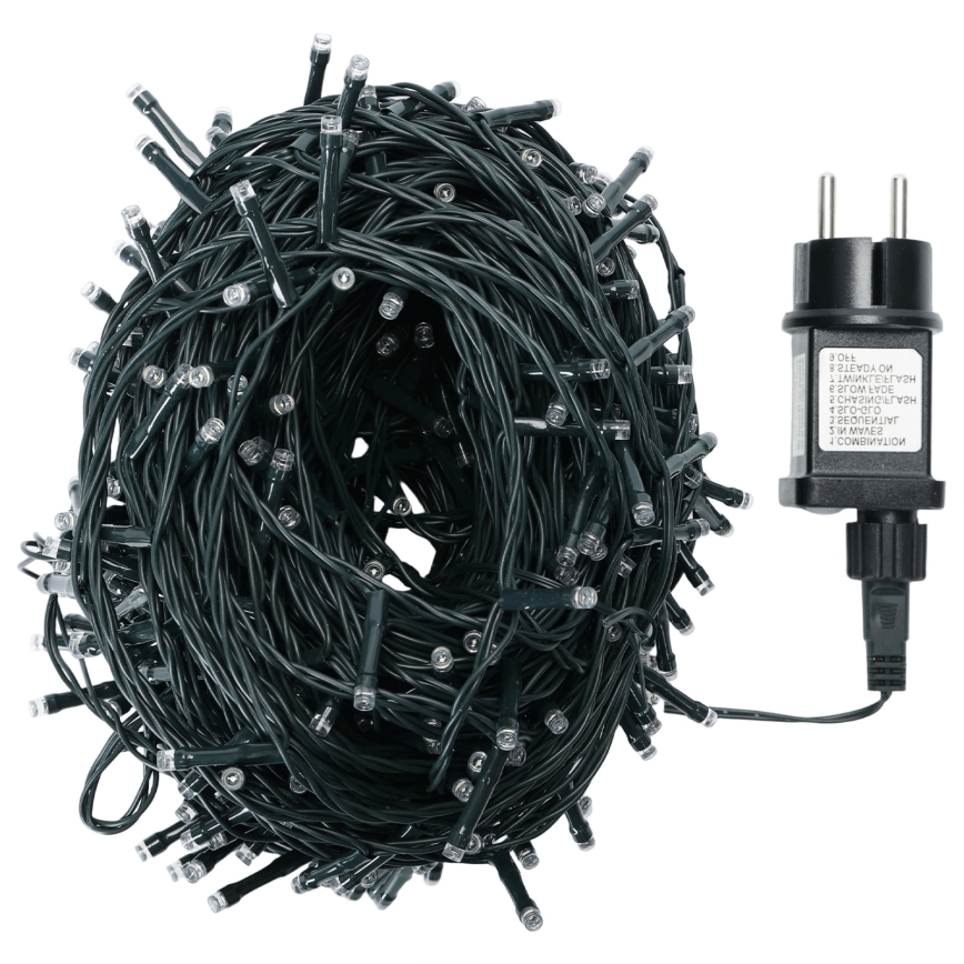 Aigostar - LED-Außen-Weihnachtslichterkette, 300 LEDs, 30 m, IP44, mehrfarbig