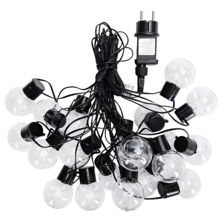 Aigostar - dekorative LED-Außen-Lichterkette, 160 LEDs, 10 m, IP44, mehrfarbig