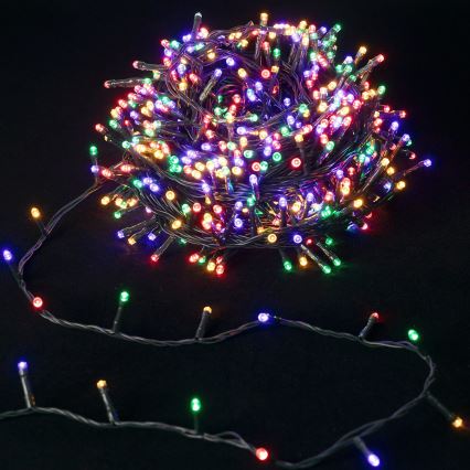 Aigostar - LED-Weihnachts-Lichterkette für den Außenbereich, 200 LEDs, 8 Funktionen, 20 m, IP44, mehrfarbig