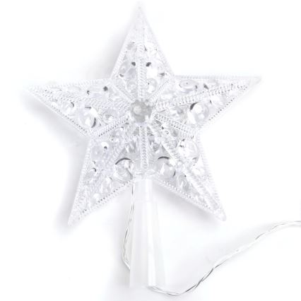 Aigostar - LED RGBY Weihnachtsdekoration 16xLED/3xAA Stern