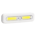Aigostar - LED-Schrankbeleuchtung mit Bewegungsmelder, 3x AAA, 6500 K, weiß