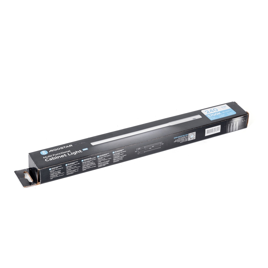 Aigostar - LED-Schrankbeleuchtung mit Bewegungssensor LED/5W/5V 1800 mAh 5700K weiß