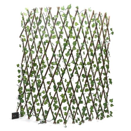 Aigostar - LED-Solar-Dekoration 148xLED/2x1,2m IP65 300 mAh warmweiß Ivy