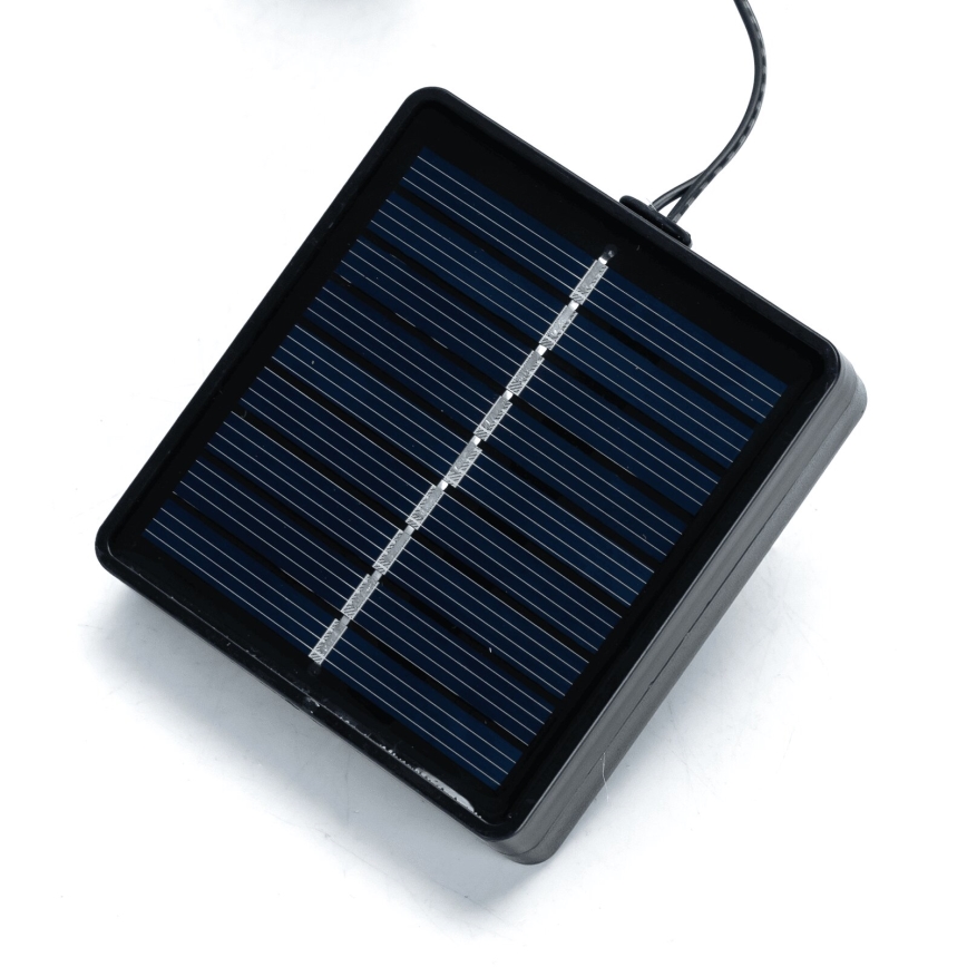 Aigostar - LED Solar-Dekoration 60xLED/3,5m IP65 300 mAh warmweiβ Olive