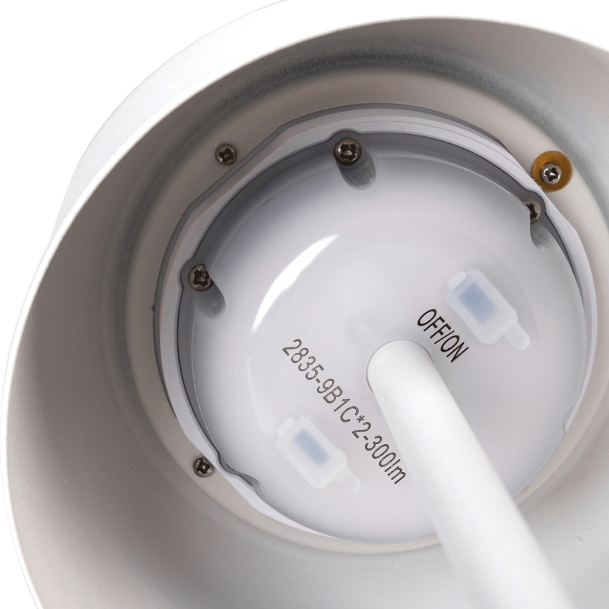 Aigostar - LED Solar dimmbare wiederaufladbare Tischlampe LED/3W/5V 2200mAh weiß IP54