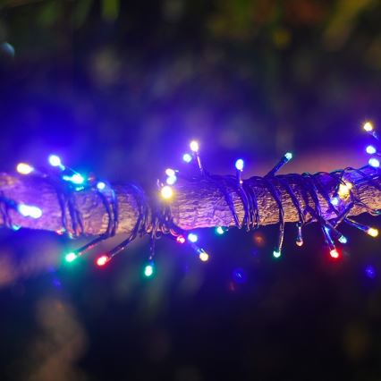 Aigostar - LED Solar-Weihnachtslichterkette 100xLED/8 Funktionen 12m IP65 mehrfarbig