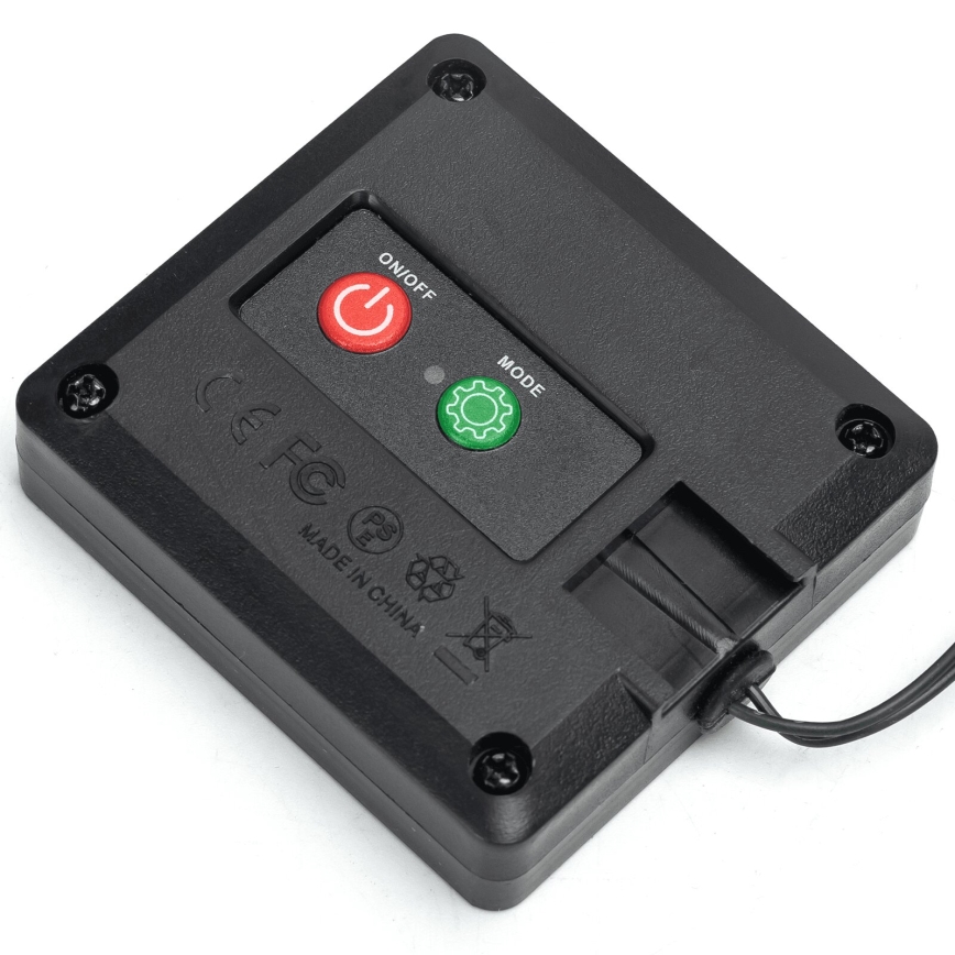 Aigostar - LED Solar-Lichterkette 148xLED/2x1,2m IP65 300 mAh warmweiß Eukalyptus