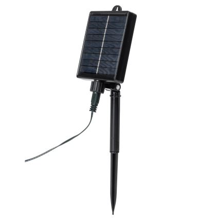 Aigostar - LED-Solar-Lichterkette 20 LEDs / 8 Funktionen, 11,5 m, IP65, mehrfarbig