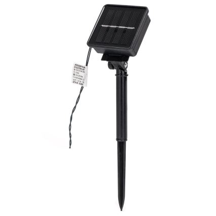 Aigostar - LED-Solar-Lichterkette 50 LEDs/8 Funktionen 12 m 800 mAh IP65 warmweiß