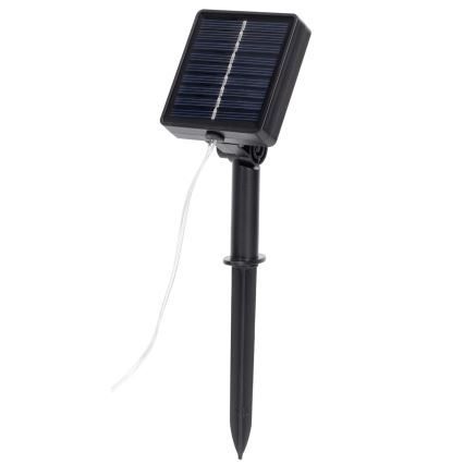 Aigostar - LED Solar-Lichterkette 70xLED/4x1m IP65 300 mAh warmweiß Olive