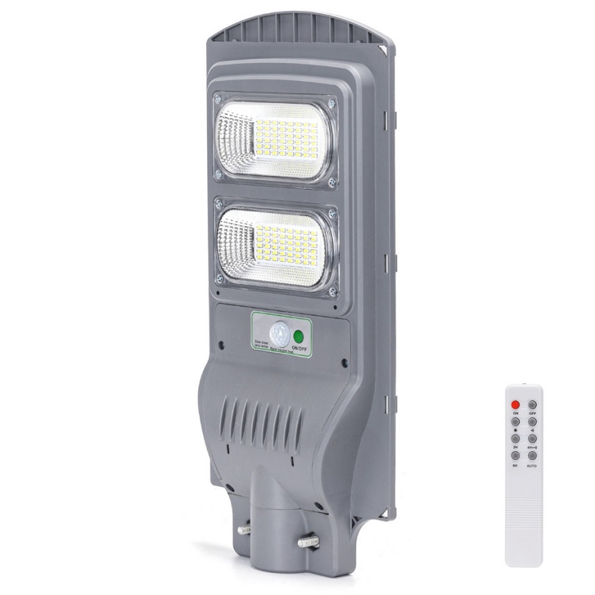 Aigostar - LED-Solar-Straßenlaterne mit Sensor LED/100W/3,2V 10000mAh IP65 6500K + Fernbedienung