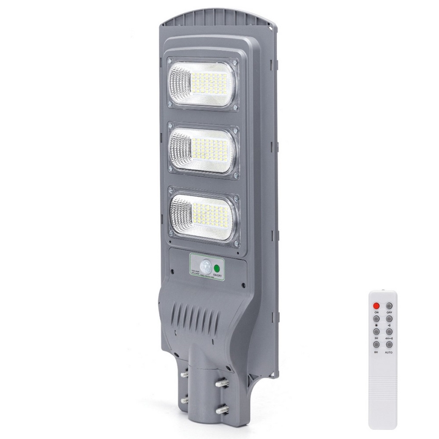 Aigostar - LED-Solar-Straßenlaterne mit Sensor LED/150W/3,2V 15000mAh IP65 6500K + Fernbedienung
