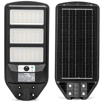 Aigostar - LED-Solar-Straßenlaterne mit Sensor LED/150W/3,2V 8000mAh IP65 6500K + Fernbedienung