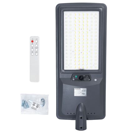 Aigostar - LED Solar-Straßenleuchte mit Sensor LED/300W/3,2V 3600mAh + Fernbedienung
