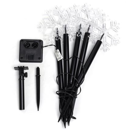 Aigostar - LED Solar- Weihnachten Leuchte LED/0,054W/1,2V 1m 800 mAh IP65 kaltweiß