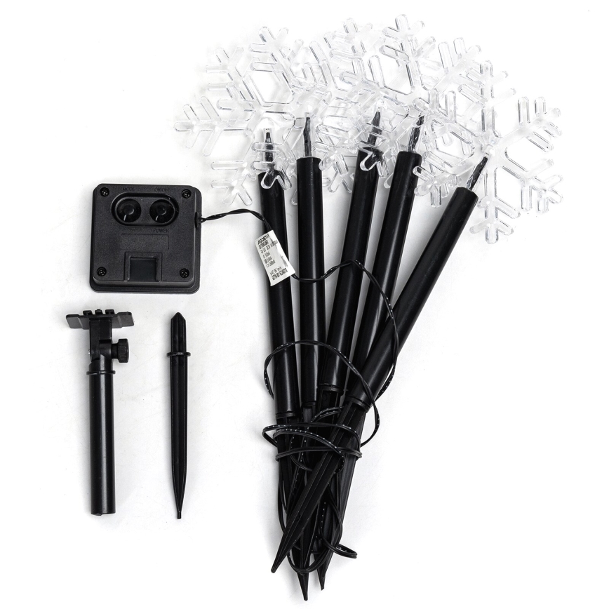Aigostar - LED Solar- Weihnachten Leuchte LED/0,054W/1,2V 1m 800 mAh IP65 kaltweiß