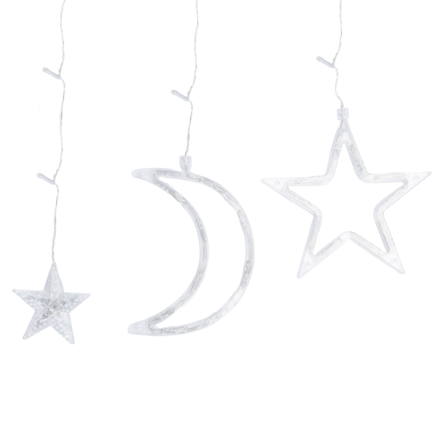 Aigostar – LED-Solar-Weihnachtslichterkette, 120 LEDs, 8 Funktionen, 3×0,6 m, 500 mAh, IP65, warmweiß