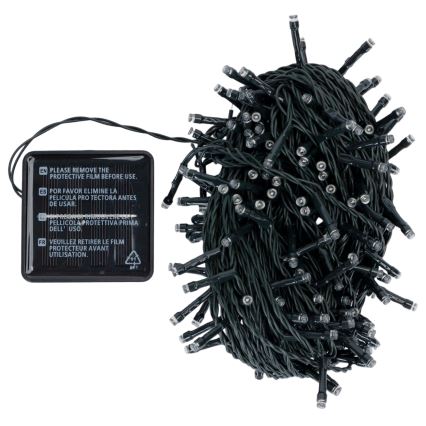 Aigostar - Solar-LED-Weihnachtslichterkette 200 LEDs / 8 Funktionen, 22 m, IP65, mehrfarbig, 800 mAh