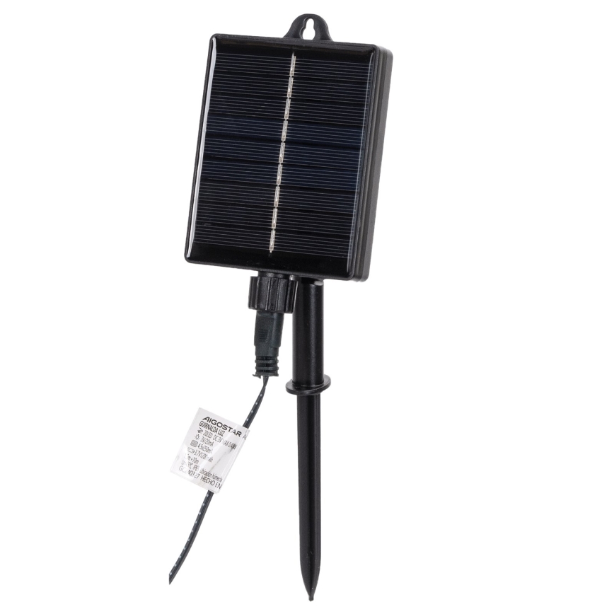 Aigostar - LED-Solar-Weihnachtslichterkette 500 LEDs/8 Funktionen 52 m IP65 mehrfarbig 1200 mAh