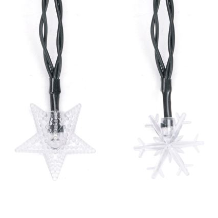 Aigostar - LED Solar-Weihnachts-Lichterkette 50xLED/8 Funktionen 12m 800mAh IP65 warmweiß