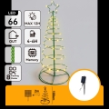 Aigostar - LED-Solar-Weihnachtsdekoration 66xLED/0,59W/3,7V 100 cm IP65 130 mAh Baum warmweiß