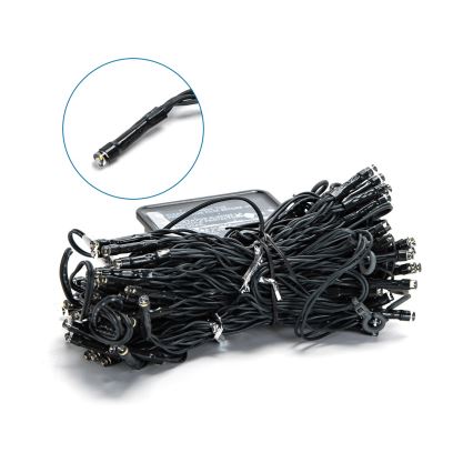 Aigostar - LED-Solar-Weihnachtslichterkette 100xLED/8 Funktionen 4x1m IP65 warmweiβ 800 mAh