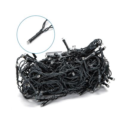 Aigostar - LED-Solar-Weihnachtslichterkette 100xLED/8 Funktionen 8x0,6m 800 mAh IP65 warmweiβ