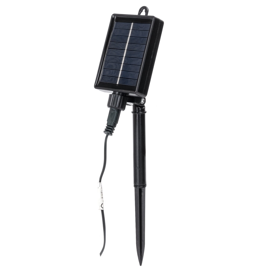 Aigostar - LED Solar Weihnachtslichterkette 10xLED/8 Funktionen 6,5m IP65 mehrfarbig