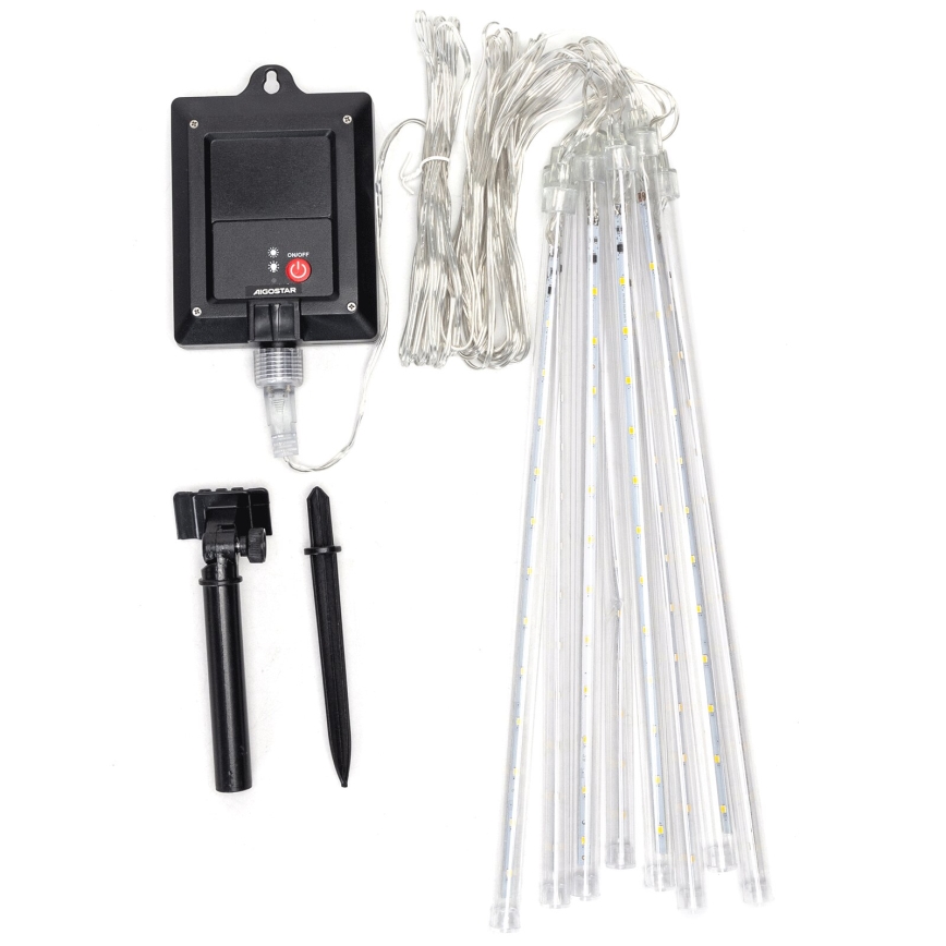 Aigostar - LED Solar Weihnachtslichterkette 192xLED/8m IP65 kaltweiß