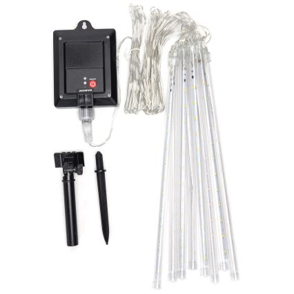 Aigostar - LED Solar Weihnachtslichterkette 192xLED/8m IP65 mehrfarbig