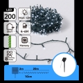 Aigostar - LED Solar-Weihnachtslichterkette, 200 LEDs, 8 Funktionen, 22 m, IP65, kaltweiß, 800 mAh